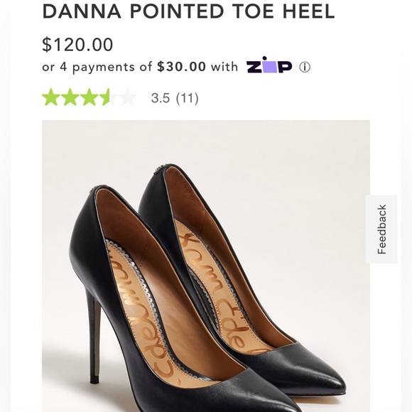SAM EDELMAN DANNA POINTED TOE HEEL - Picture 2 of 9